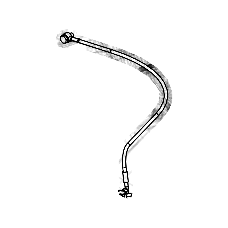 BL0175 - SR3 Rear Brake Line LH
