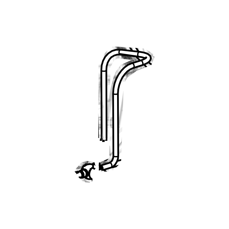 BL0177 - Rear Hardline to Master Cylinder