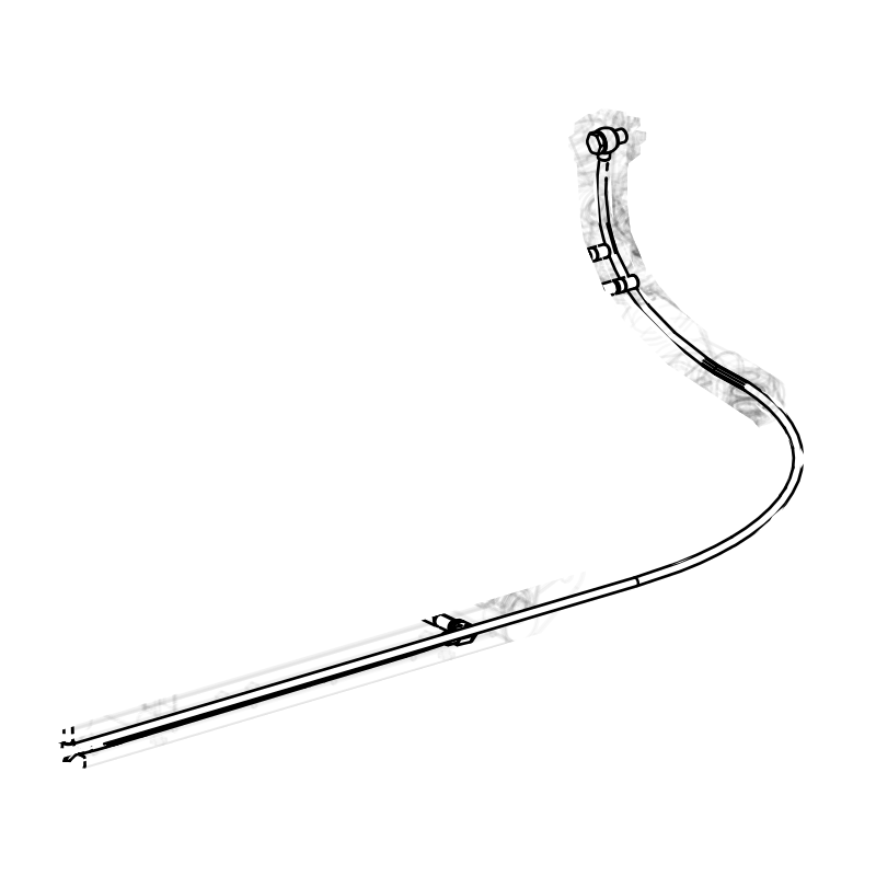 BL0213 - FL Brake Line RHD