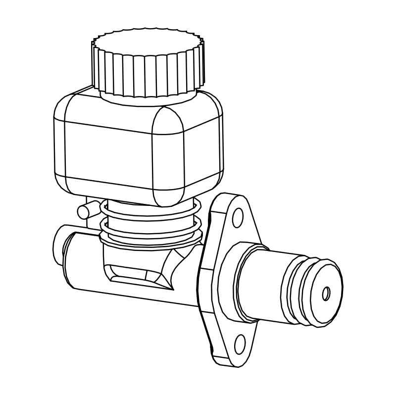 BM0077 - Master Cylinder 5/8