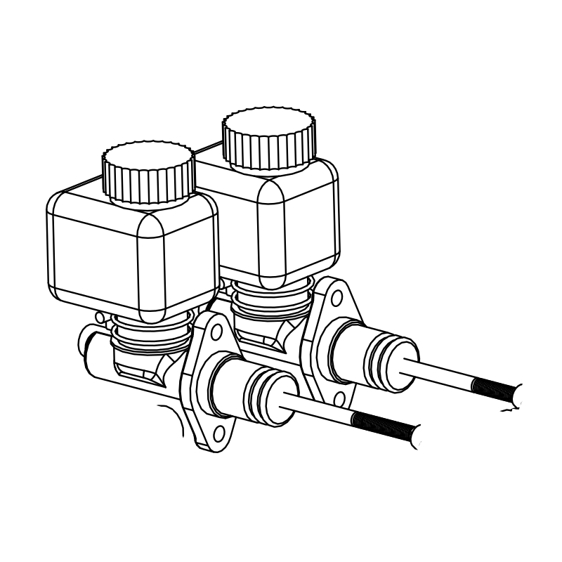BM0092 - Master Cylinder Assy 0.7"