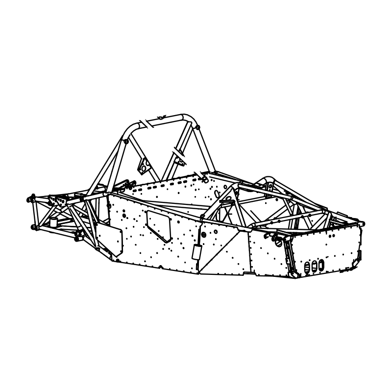 CH0157 - SR3 RSX Complete Chassis RHD