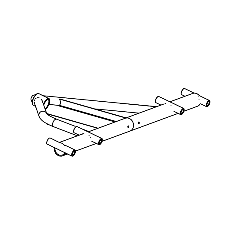 RAD-CH0223 - Rear Frame Assembly, Compressor, Radical SR10