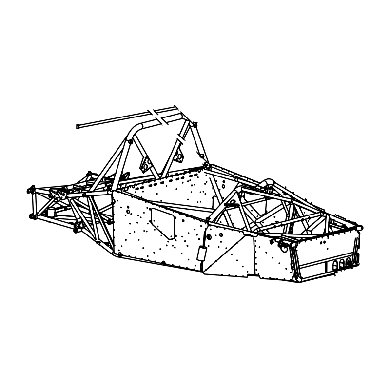 CH0235 - Chassis SR3 XXR Complete LHD