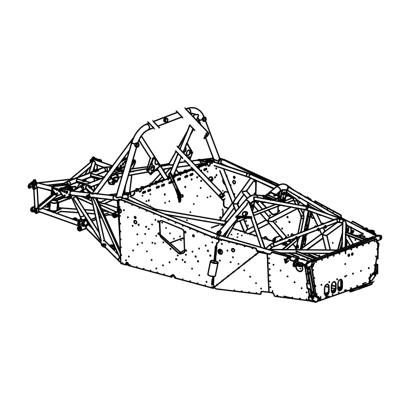 CH0237 - SR3 XXR Chassis Complete RHD