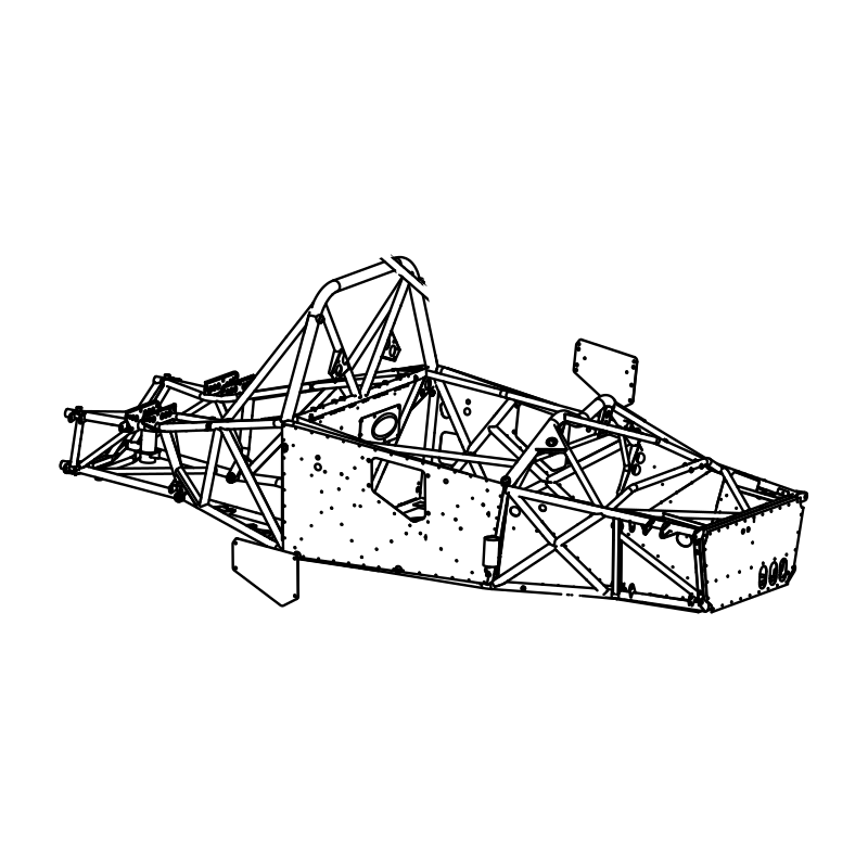 RAD-CH0246 - Chassis, SR10, LHD