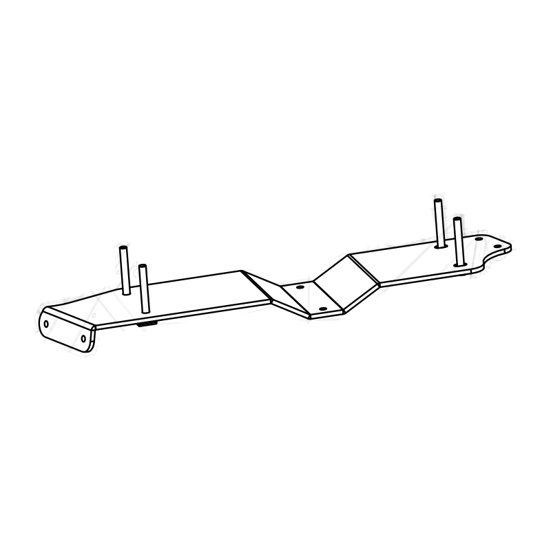 CS0128 - SR3 Ballast Weight Base Plate Assembly LH CHD