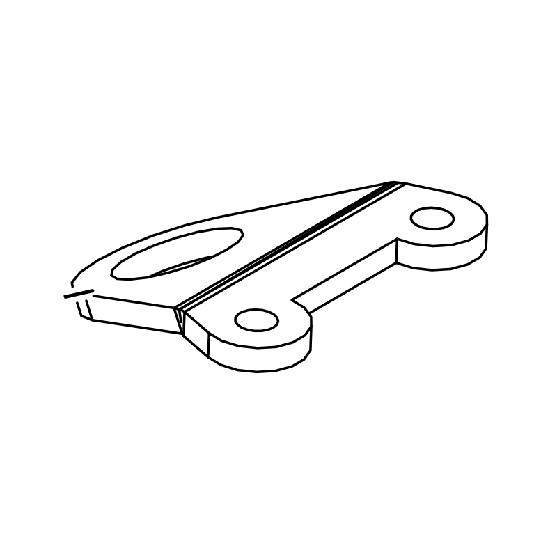 CW0059 - Rear Frame Silencer Bracket (Loud)