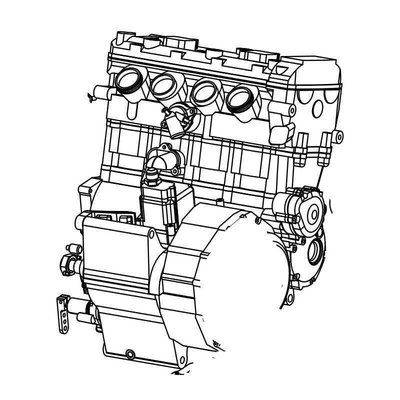 RAD-EE0077 - Engine, 1340 Dry, Gen 4, Radical SR3