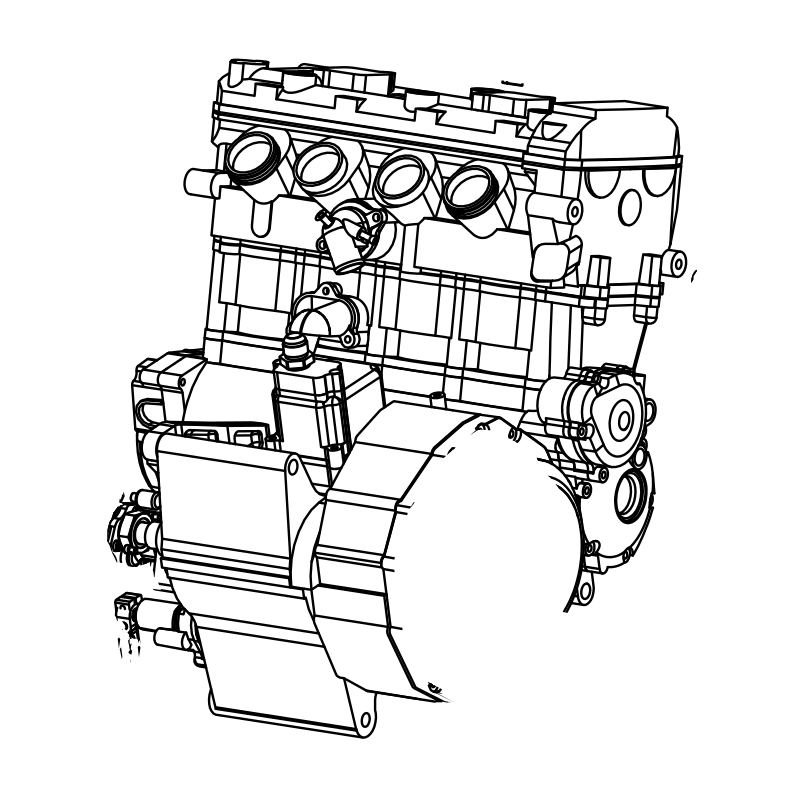 EE0152/EE0153 - 1340cc/1500cc Engine Assembly