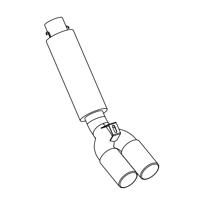 EX0222 - Exhaust SR3 RSX Loud Silencer