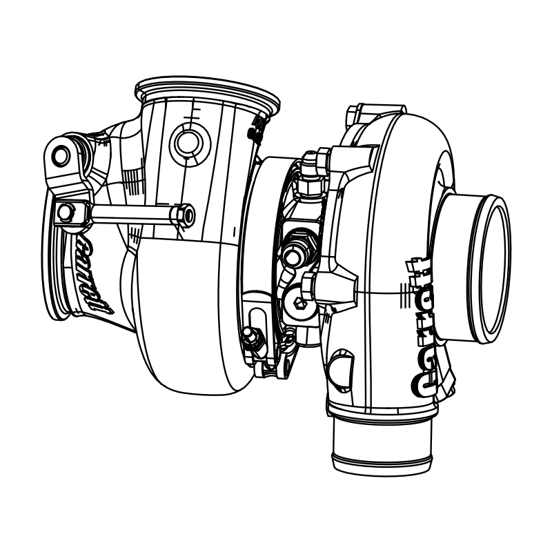 RAD-EX0367 - Turbo, Assy, SR10
