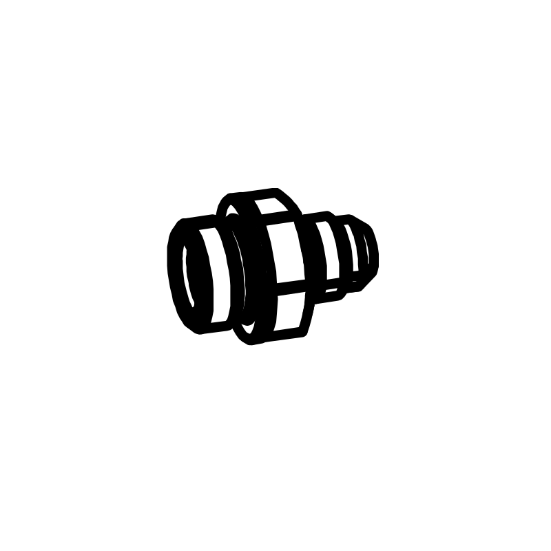 FB0119 - Straight O-Ring Boss Adapter Male