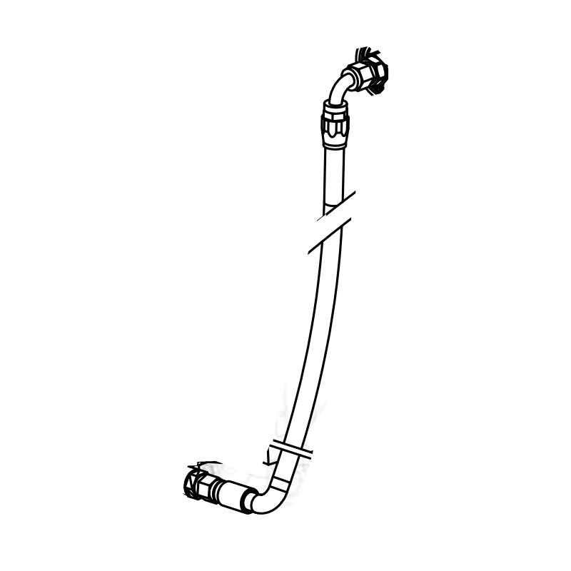 FL0123 - Flex Fuel Sensor to Regulator Assy hose