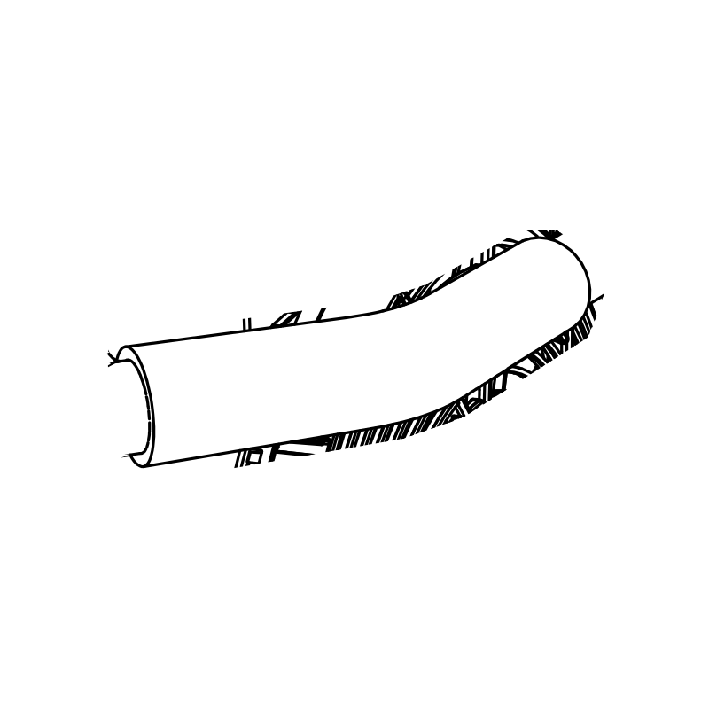 HH0005 - Hose 32-25mm Reducer 45 Deg