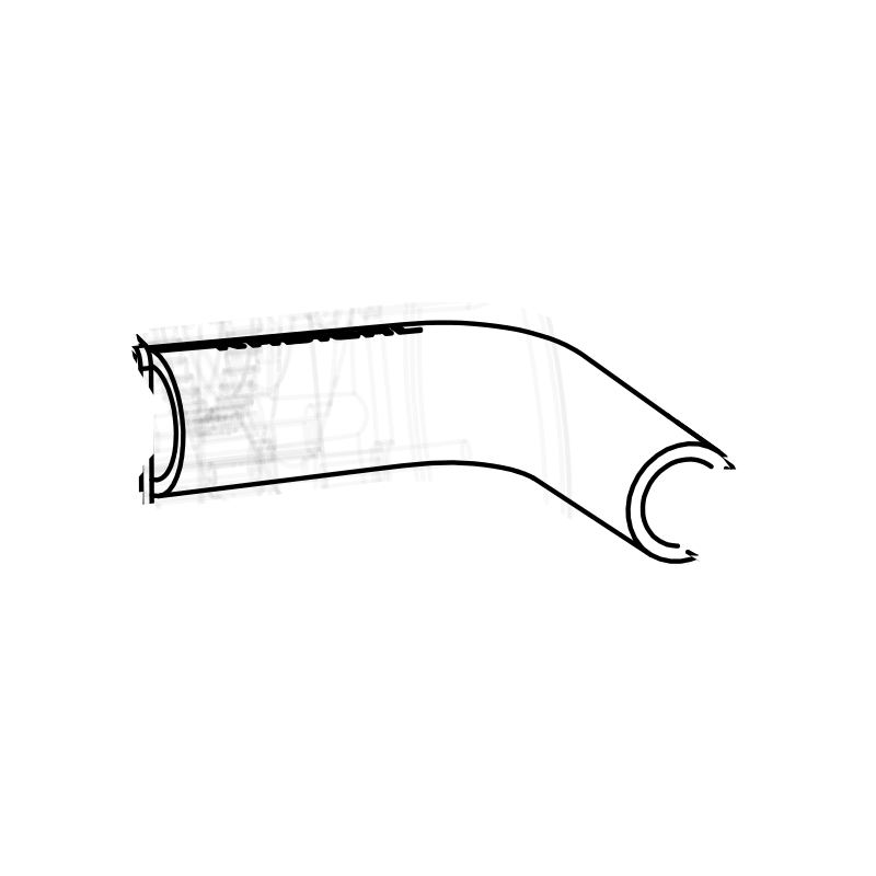 HH0006 - Water Hose 32-25 90 Deg 110mm