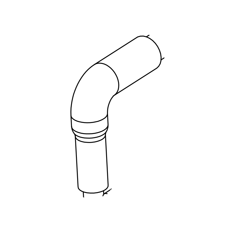 HH0021 - Hose 25/19mm Reducer 90 Deg