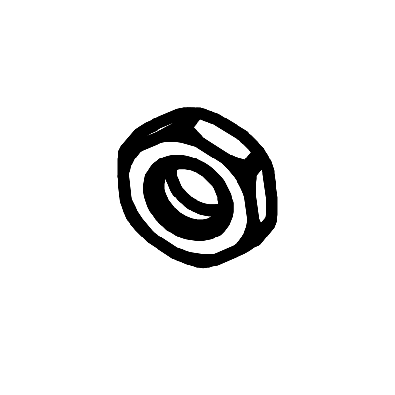 LC0211 - Connector Hex Nut