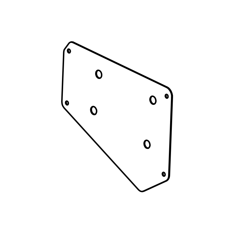 LE0100 - SR3 PDU Mounting Plate