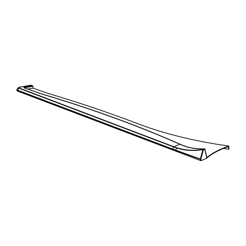 MA0007/G3 - Side Skirt LH Stealth Black - SR3XX SR10