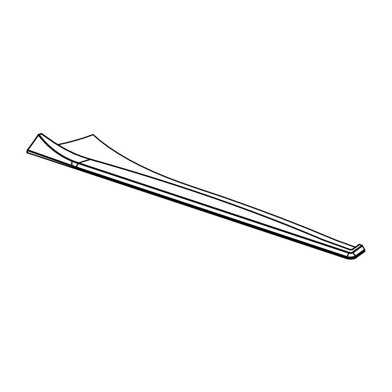 MA0008/G3 - Side Skirt RH Stealth Black - SR3XX SR10