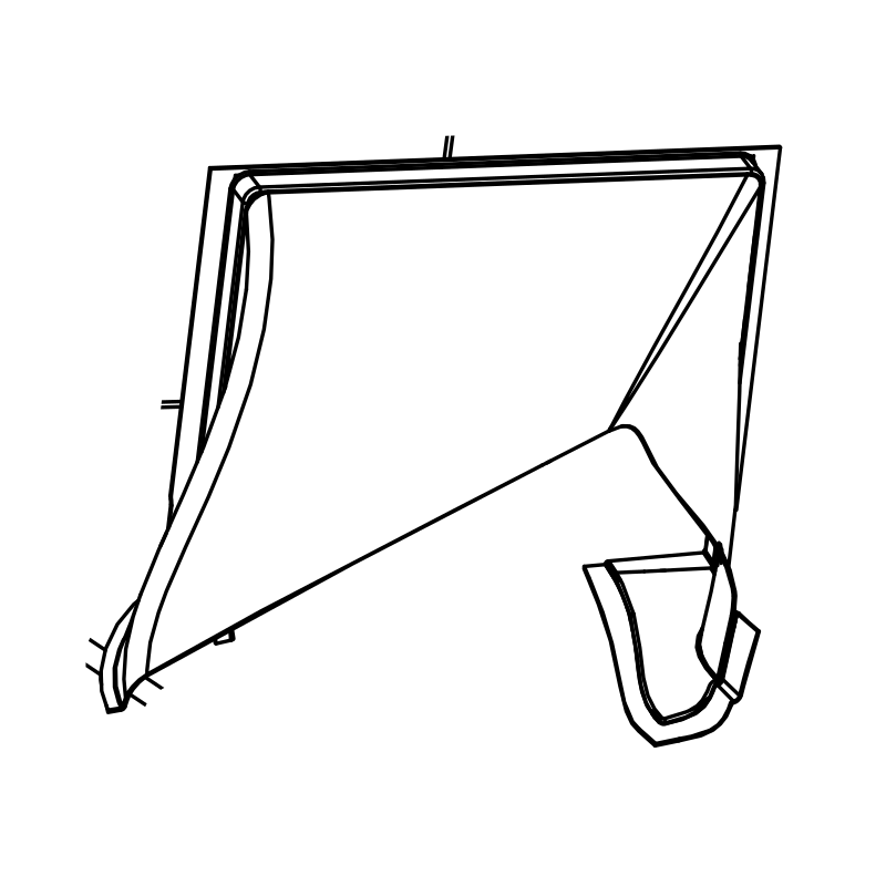 RAD-MD0059/G3 - Front Cooling Duct, LH, Radical SR10