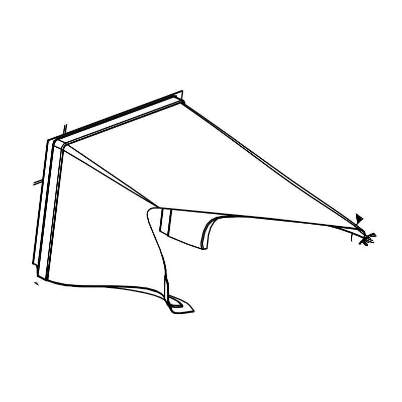RAD-MD0060/G3 - Front Cooling Duct, RH, Radical SR10