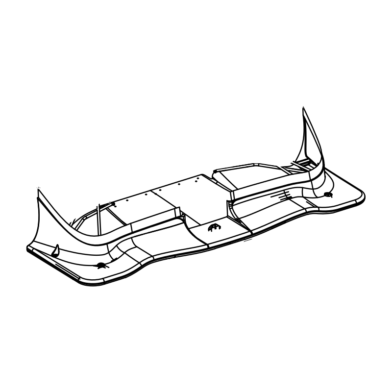 MD0064/C1 - Front Splitter Carbon SR3 XXR
