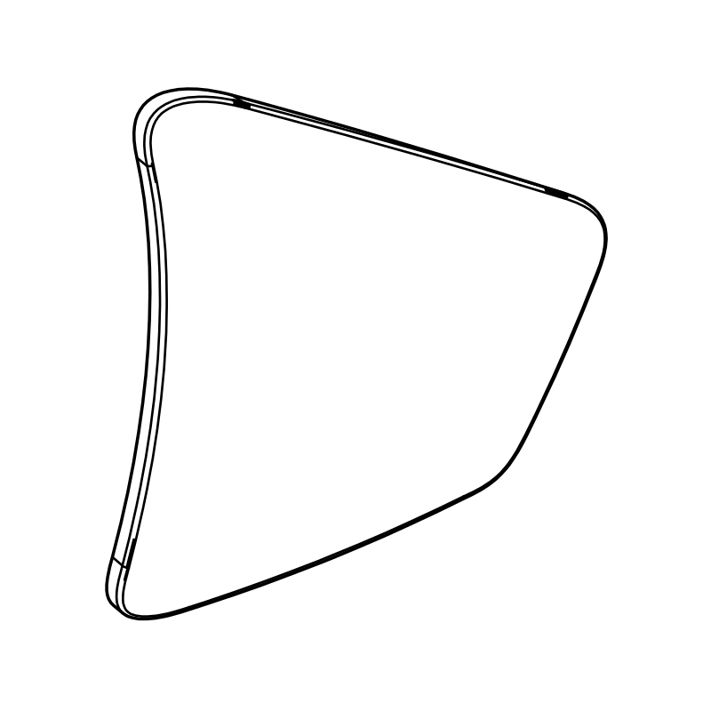 MG0028 - Lower Tail Grille LH