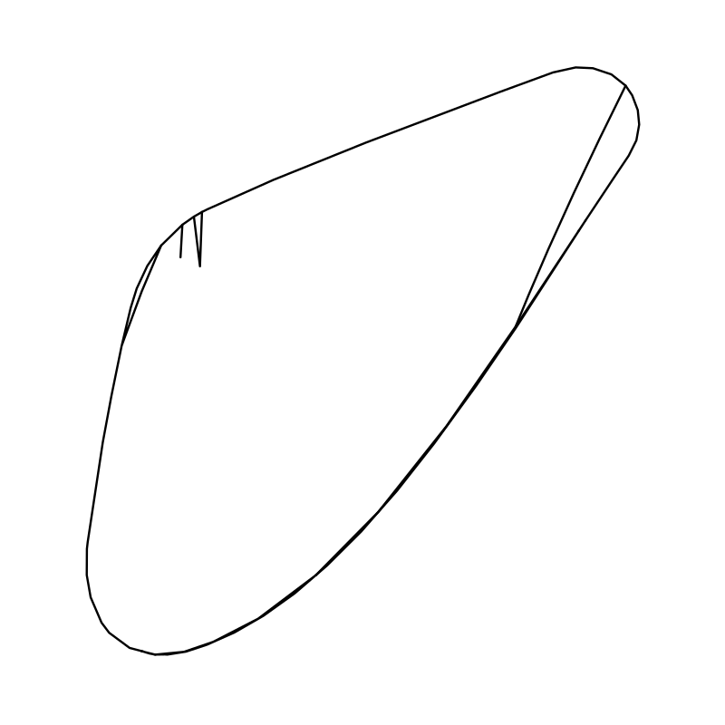 MH0036 - Headlamp Cover Clear LH