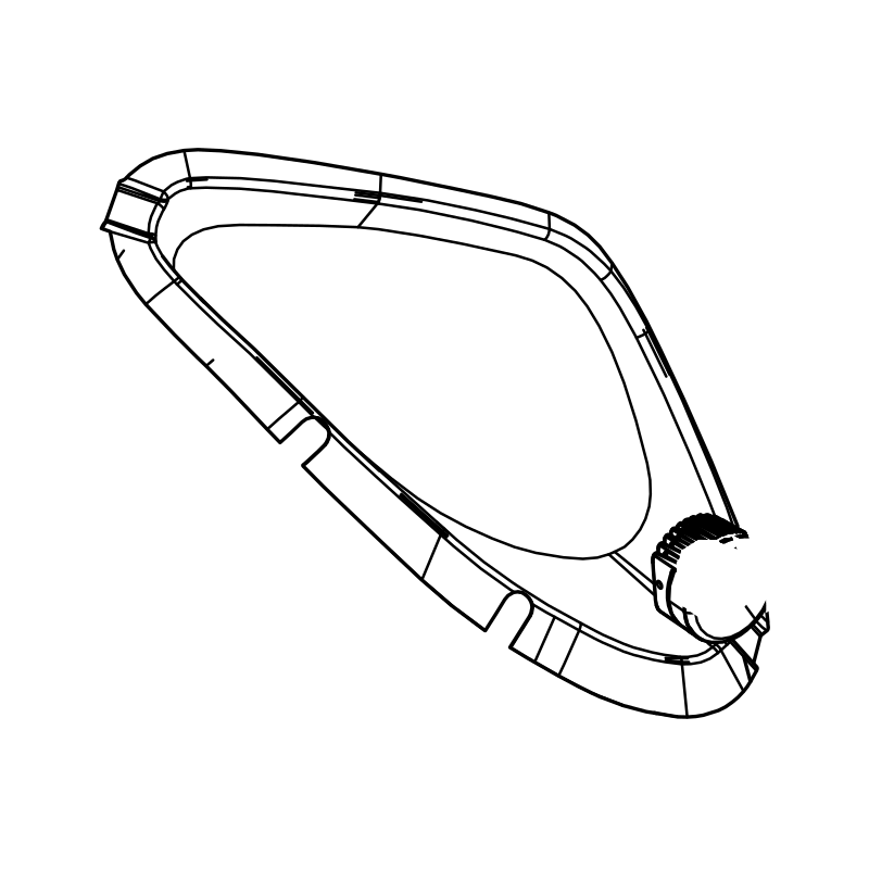 MH0044/G3 - Headlight Bucket Protector RH RSX