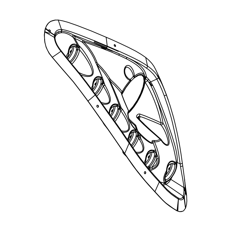 MH0056/G3 - Headlight Bucket RH - SR3XX