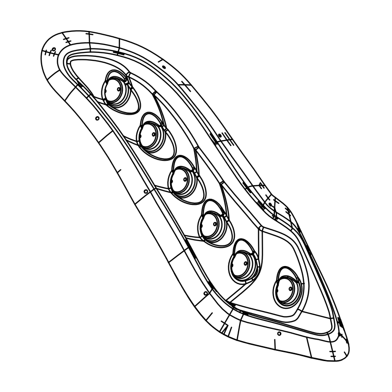 RAD-MH0058/G3 - SR10, Headlight Bucket, RH