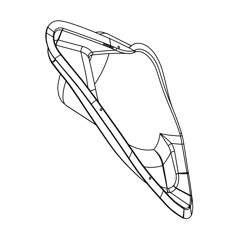 RAD-MH0060/G3 - Headlight Bucket Protector, RH, Radical SR3