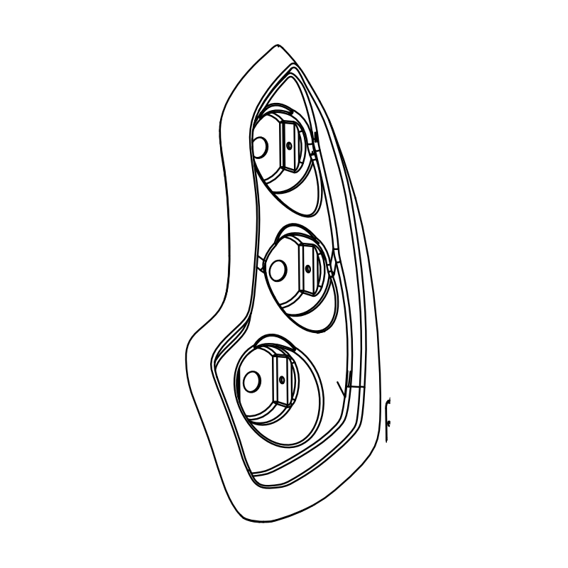 RAD-MH0065/G3 - SR10 XXR, Headlight Bucket, LH