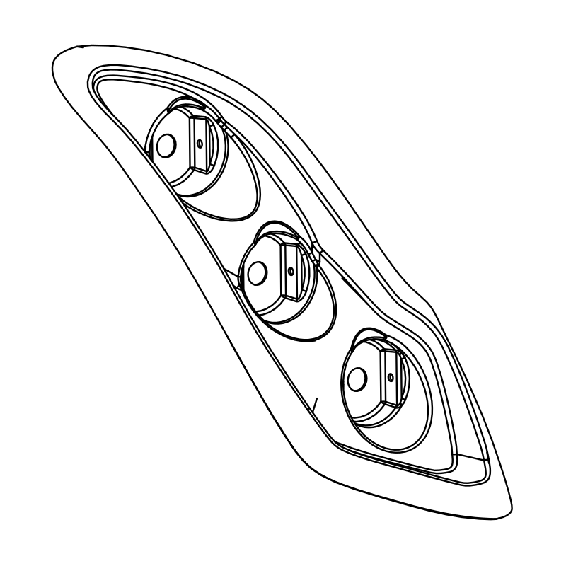 RAD-MH0066/G3 - SR10 XXR, Headlight Bucket, RH