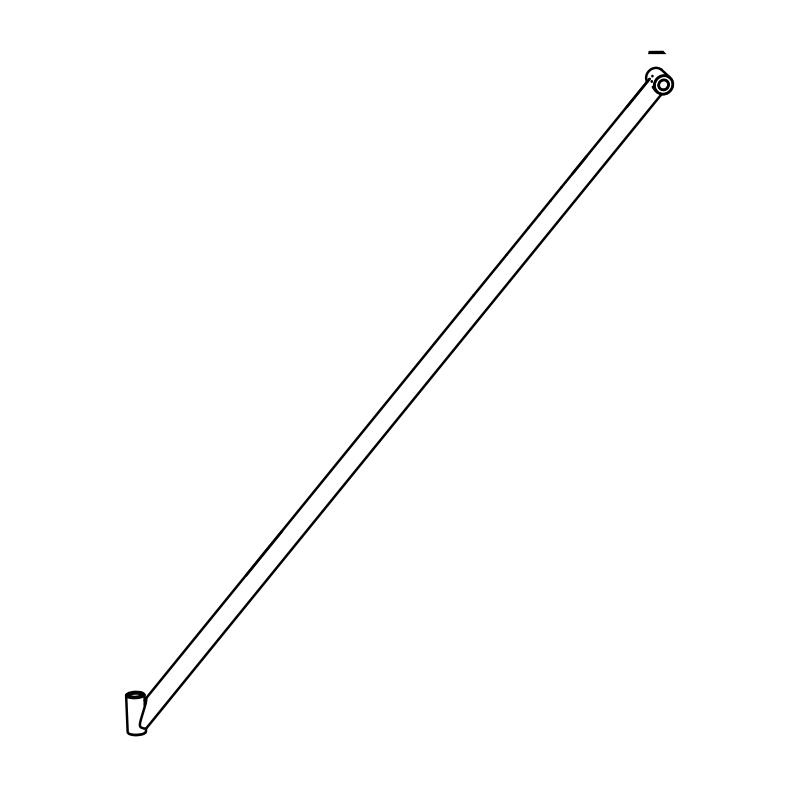 MP0001RH - Side Pod Rear Stay RH
