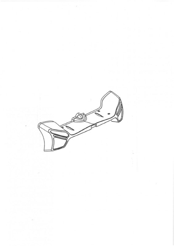 RAD-MR0074/G1 - Rear Light Section, White, Radical SR3