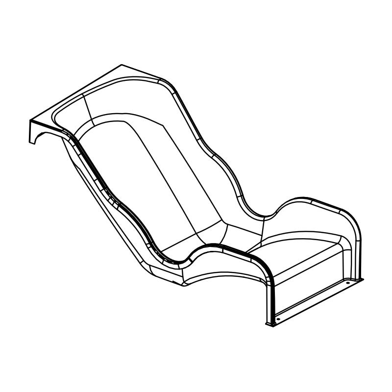 MS0019/MS0020/G3 - Seat Hi Side Black Single LHD/RHD