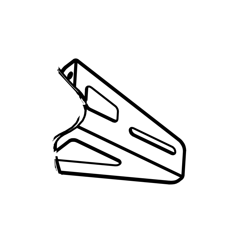 MS0096 - Upper LH Single Seat Bracket (CHD)