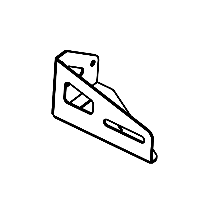 MS0097 - Upper RH Single Seat Bracket (CHD)