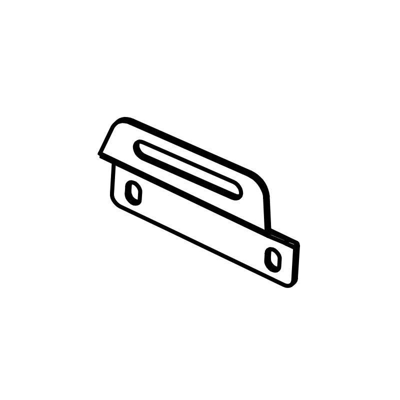 MS0104 - Middle LH Single Seat Bracket (RHD)