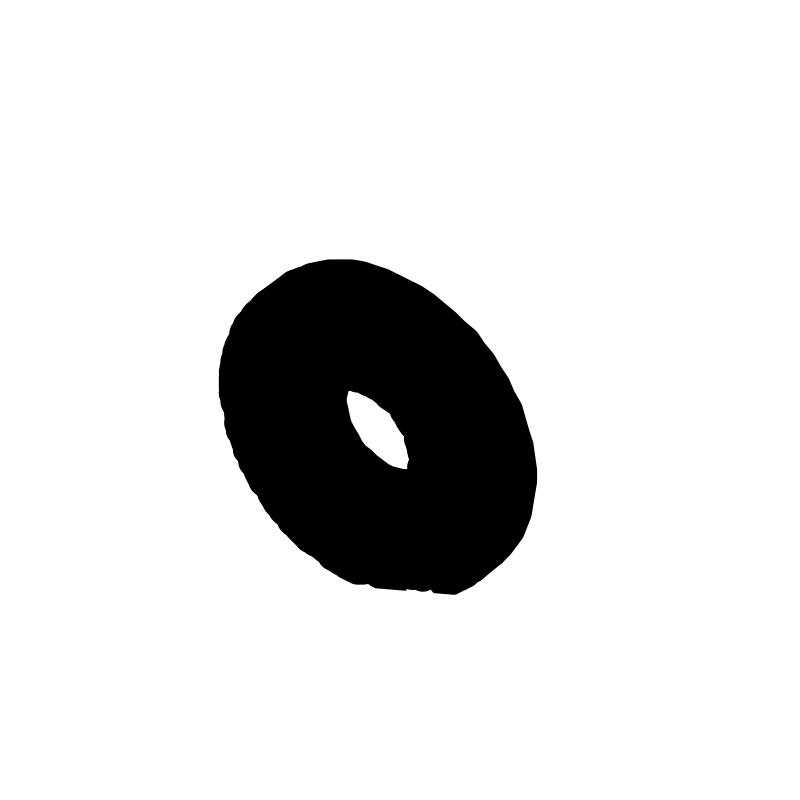 MS0117 - Carbon Single Seat Hip Bracket Washer