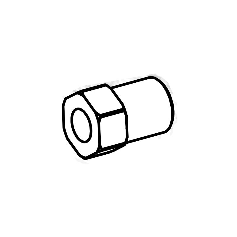MU0024 - Rear Diffuser Mtg Nut