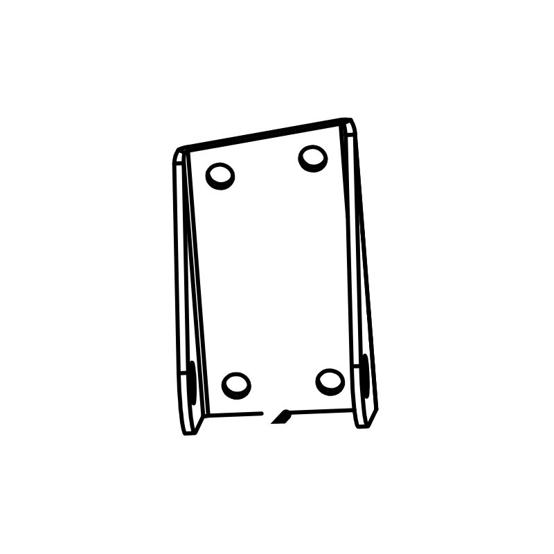 RAD-MU0083 - Stay Bracket, RH, Diffuser, Radical SR3