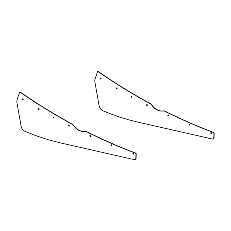 MU0086 - Rear Diffuser Vane