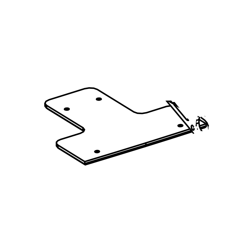 MU0107 - Carbon Fr Diffuser Wear Pad Centre