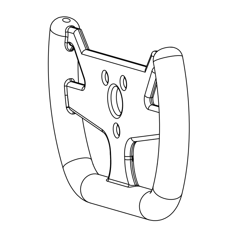 SC0112 - Cut Out Steering Wheel Assy QR