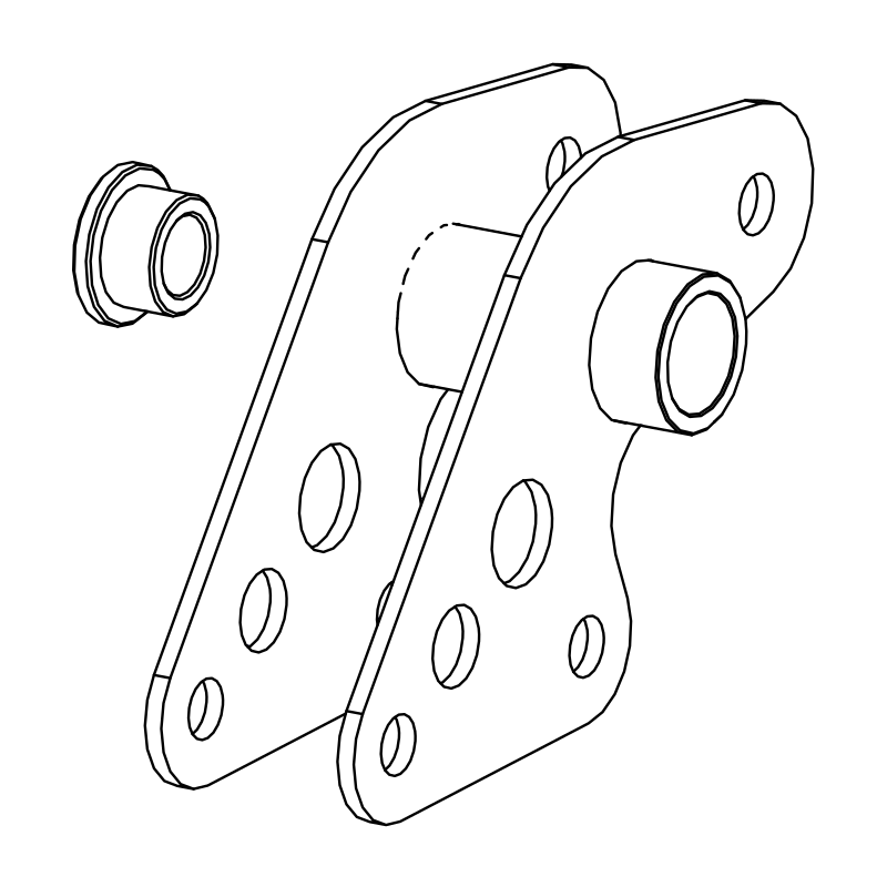 SN0026 - Rocking Arm Rear RH