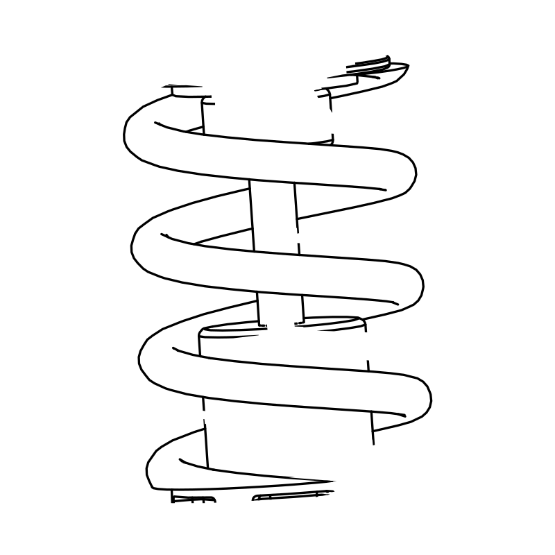 SS0077 - Suspension Spring 100mm/100kg